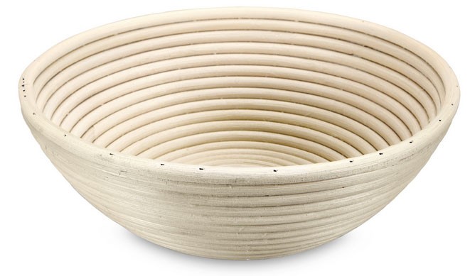 Image of Rund Jäskorg i rotting, 23,5 cm - Städter