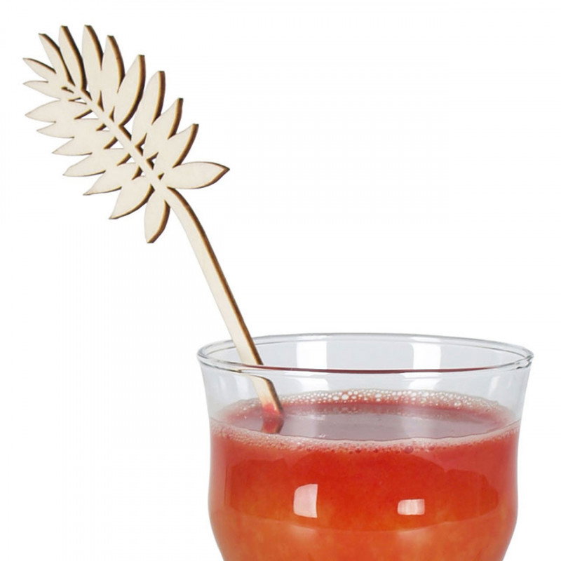 cocktailpinnar i trä med knut 10cm main image 0