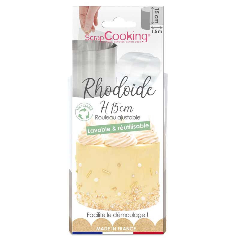 Tårtplast 15 cm, återanvändbar - ScrapCooking