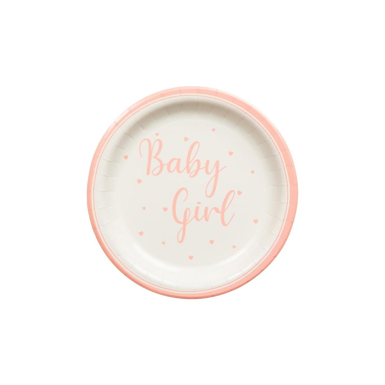 Papperstallrikar Girl or Boy? 8-pack 22,2cm