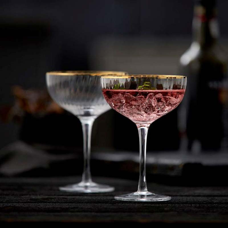 Image of Lyngby Palermo Gold Cocktailglas, 4 st