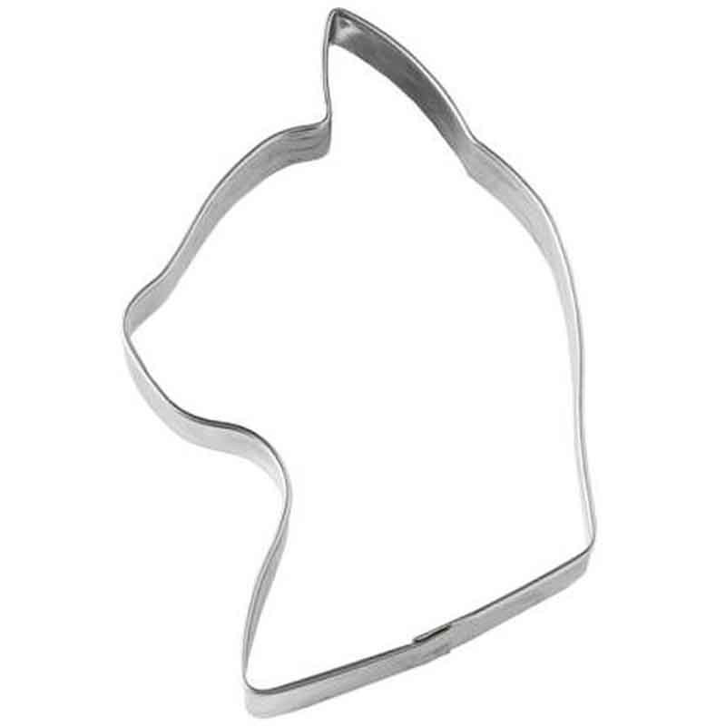 Image of Utstickare Katthuvud, 11 cm