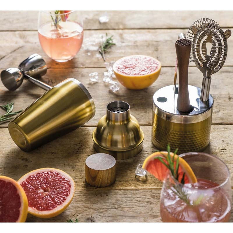 Image of Cocktailset 6 delar, rostfritt stål/mässing - Bar Craft