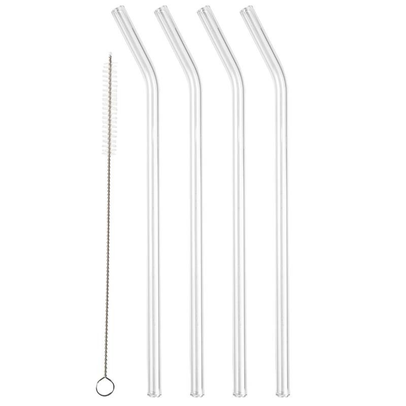 Sugrör i glas, 4-pack - Lyngby