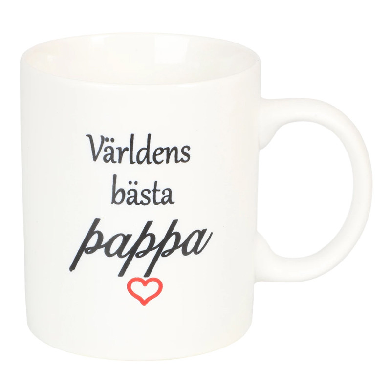 Mugg Keramik - Världens Bästa Pappa