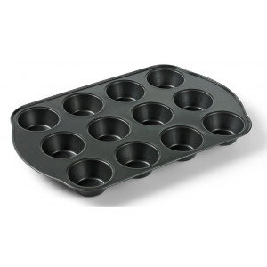 Muffinsplåt 12 hål, grå
