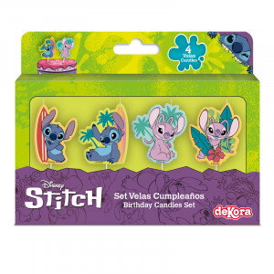 Tårtljus Lilo & Stitch, 4 st
