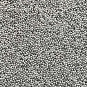 Sockerpärlor metallic silver, 50 g