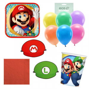 Kalaspaket Super Mario, 8 pers