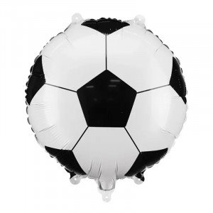 Folieballong Matchboll, 35 cm - PartyDeco