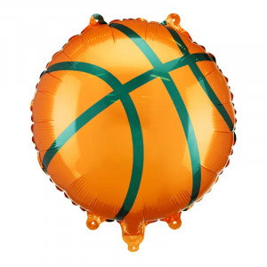Folieballong Basketboll, 35 cm - PartyDeco