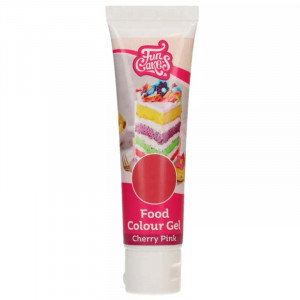 Geléfärg Cherry Pink, körsbärsrosa - FunCakes