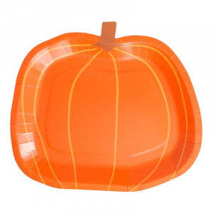 Papperstallrikar Pumpa, 8-pack