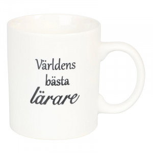 Mugg Keramik - Världens Bästa Lärare