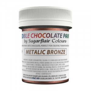 Chokladfärg metallic brons - Sugarflair