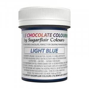 Chokladfärg Ljusblå - Sugarflair