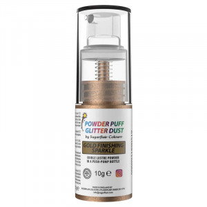 Ätbar Glitterspray Finishing Sparkle Guld