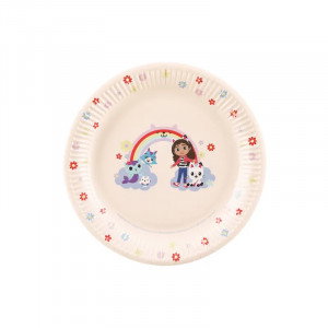 Papperstallrikar Gabbys Dollhouse  Ø23  cm - Party Deco