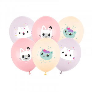 Ballonger Pastell, Gabbys Dollhouse, 6-pack