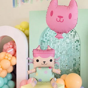Folieballong Baby Box & Cat, Gabbys Dollhouse (2-pack)