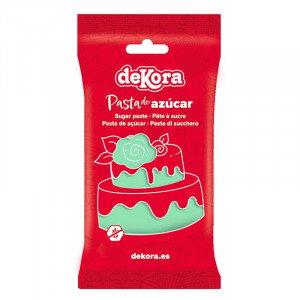 Sockerpasta mintgrön - Dekora