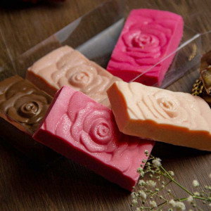 Chokladform Rosor, 3 delar - BWB