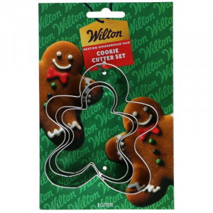 Utstickare Pepparkaksgubbe, 3 storlekar - Wilton