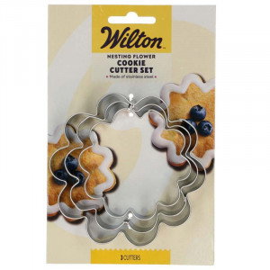 Utstickare Blomma, 3 storlekar - Wilton