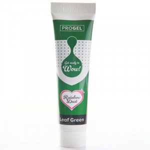 ProGel Leaf Green Geléfärg - Rainbow Dust