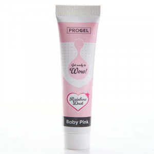 ProGel Babyrosa Geléfärg - Rainbow Dust