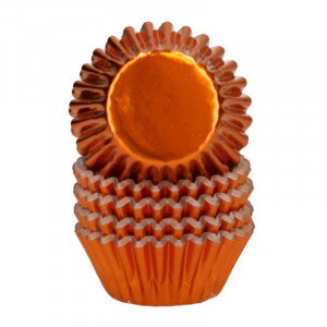 Minimuffinsformar metallic orange - Wilton