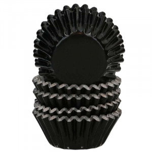 Minimuffinsformar metallic svart - Wilton