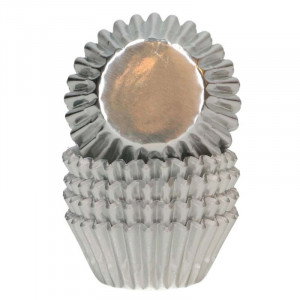 Minimuffinsformar metallic silver - Wilton