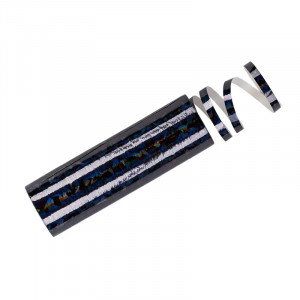 Serpentiner holografisk svart - PartyDeco