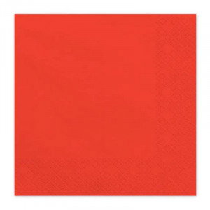 Servetter röd, 20-pack - PartyDeco