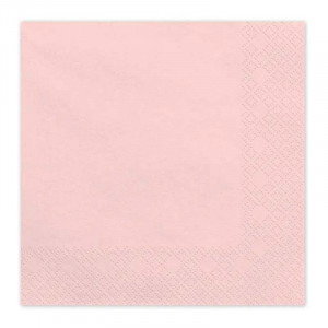 Servetter ljusrosa, 20-pack - PartyDeco