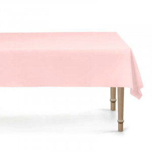 Återanvändbar duk ljusrosa, 137 x 183 cm - PartyDeco