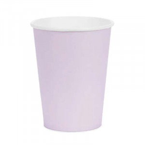 Pappersmuggar lavendel, 6-pack - PartyDeco