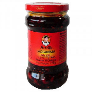 Jordnötter i chiliolja, 275 g