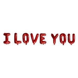 Bokstavsballong - I Love You