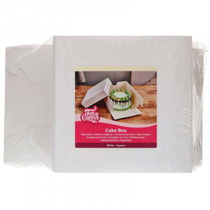 Tårtkartong 25 x 25 x 8 cm, 25-pack - FunCakes