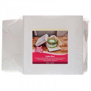 Tårtkartong 28 x 28 x 8 cm, 25-pack - FunCakes