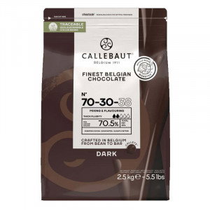70 - 30 - 38 Mörk Choklad, 2,5 kg - Callebaut