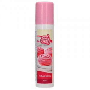 Sammetsspray Rosa - FunCakes