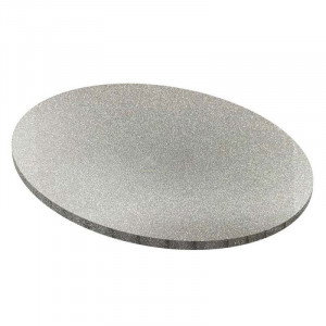 Tårtbricka silver glitter Ø25 cm, masonit