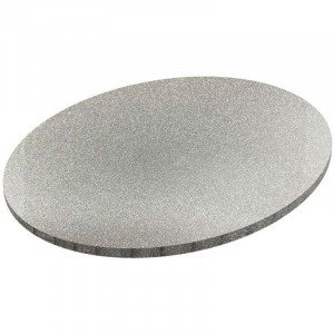 Tårtbricka silver glitter Ø30 cm, masonit