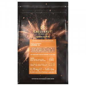 Kakaopulver Velvet Légère 1%, 750 g - Callebaut