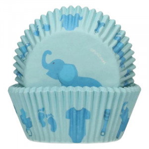 Muffinsform Baby Boy, Blå - FunCakes