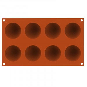 Silikonform Semisfär Kupol, Ø6 cm - Silikomart