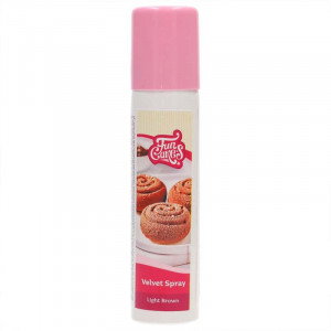 Sammetsspray Light Brown - FunCakes